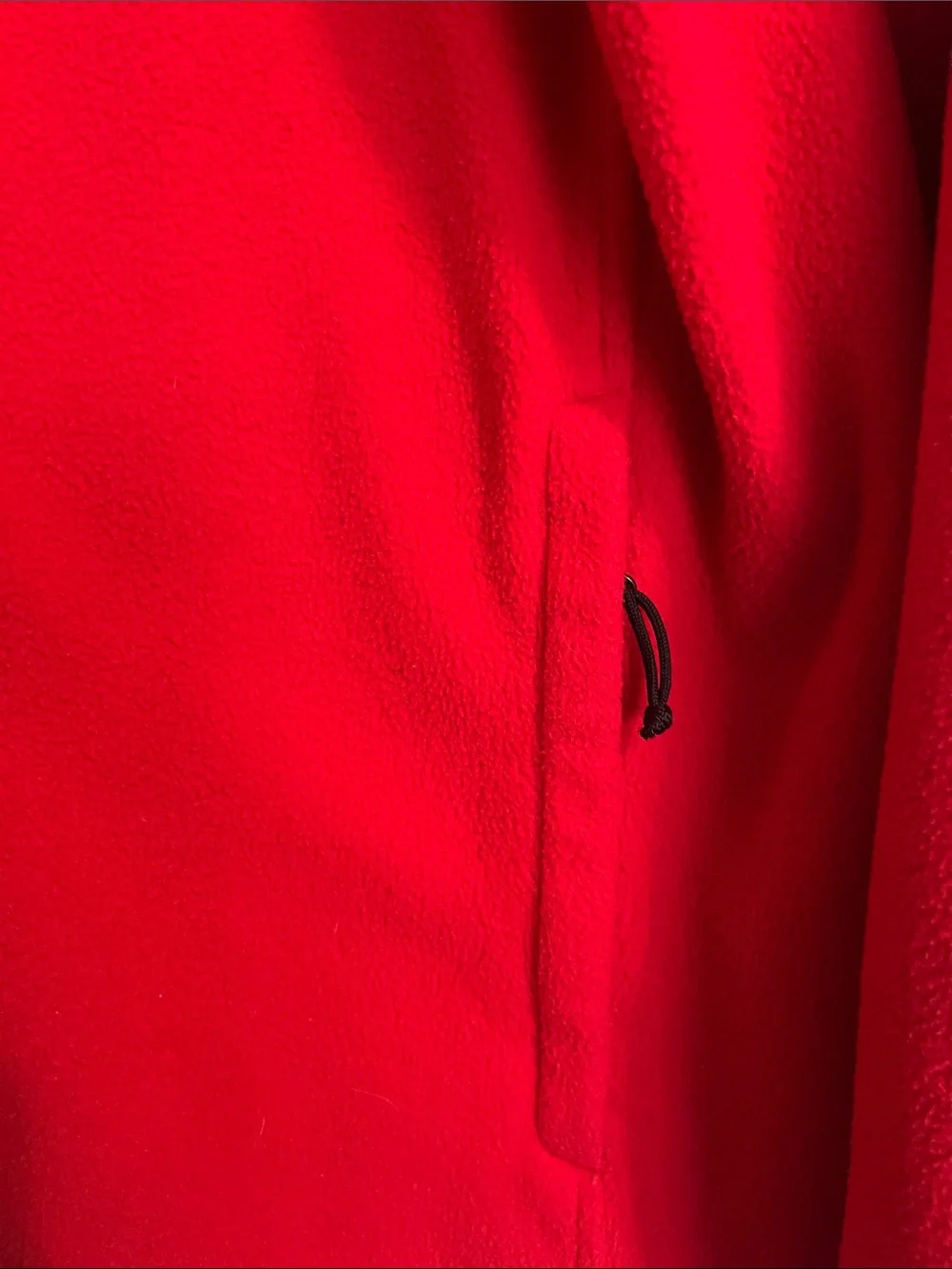 The North Face Men’s Bright Red Full-Zip Fleece Jacket Small